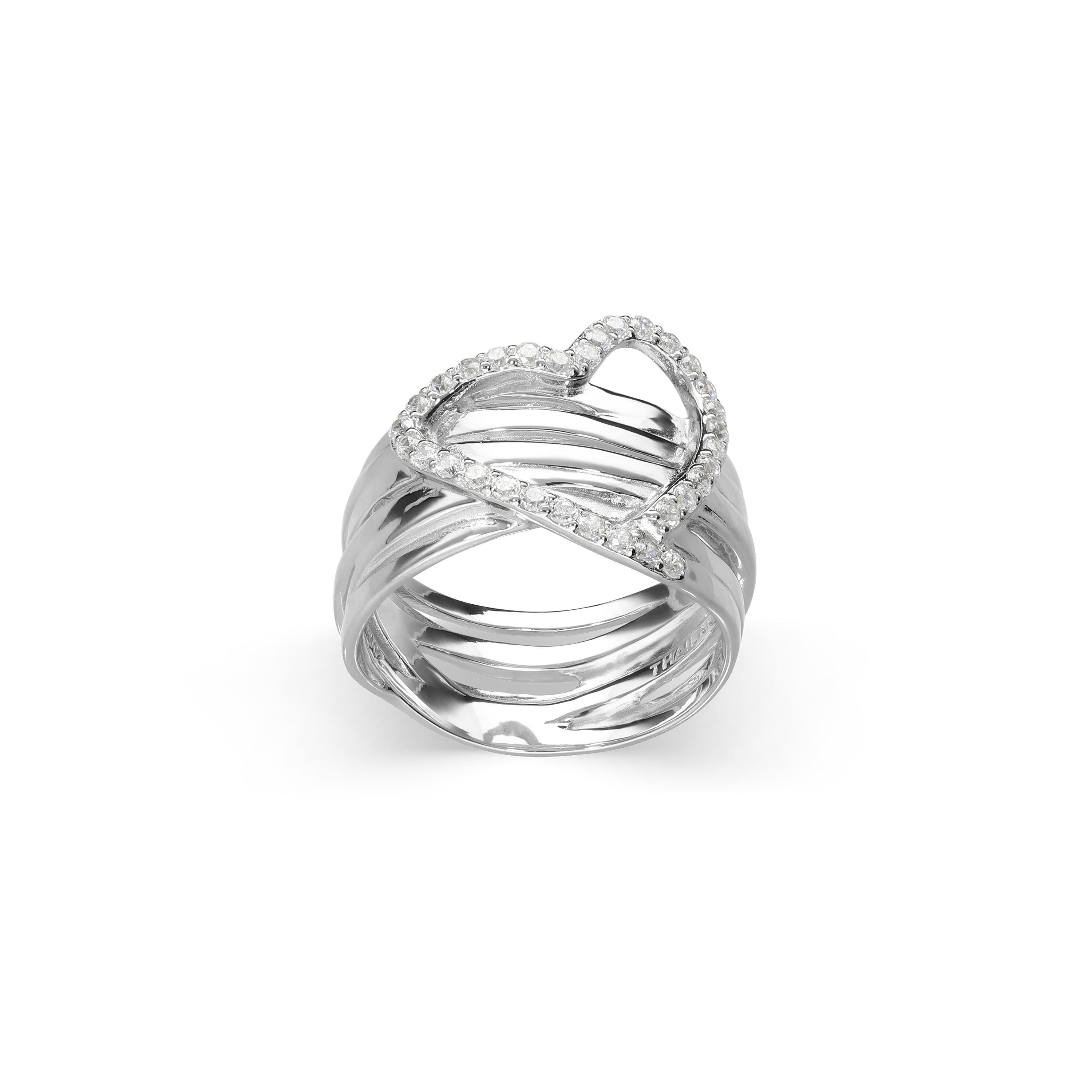 Textured Heart Ring main image 0