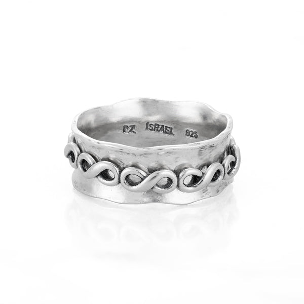 INFINITY Spinner Ring Sterling Silver - Danny Newfeld Collection