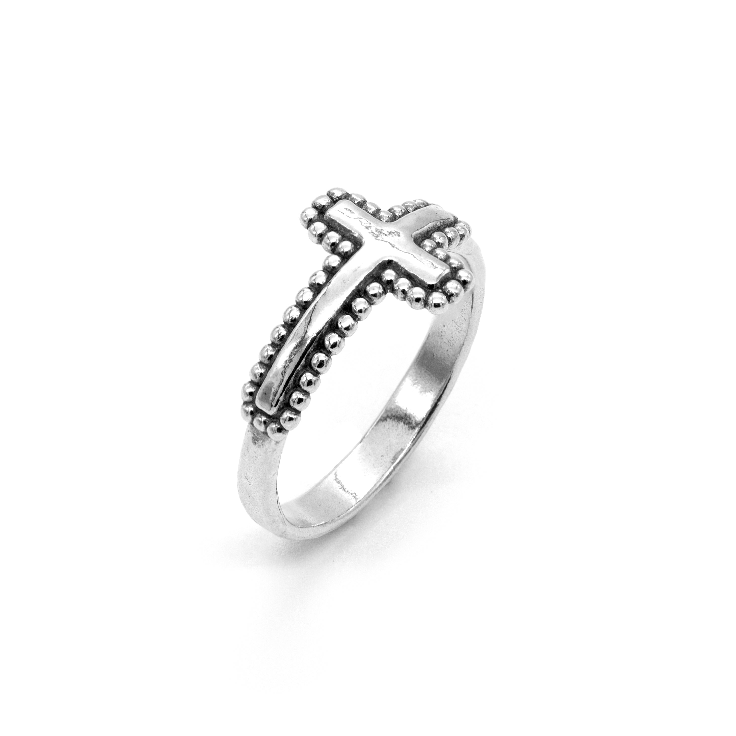 Sideways Cross Ring – dannynewfeldjewelry