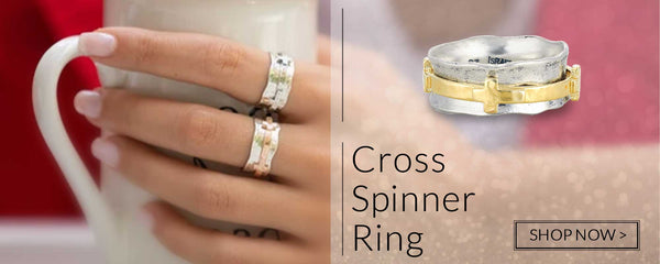 Danny Newfeld Jewelry Sterling Silver Spinner rings 