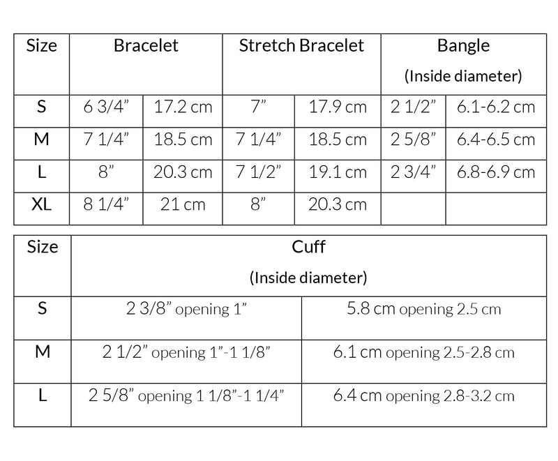 Bracelet Size Guide – dannynewfeldjewelry