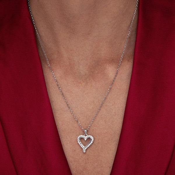 Gemstone Heart Necklace