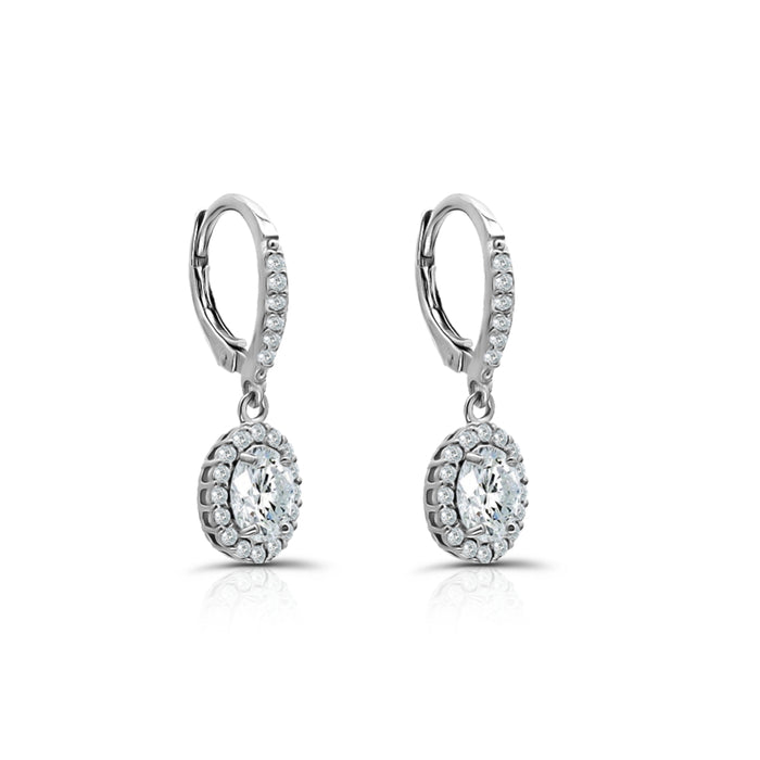 Danny Newfeld Jewelry CZ gemstone earrings