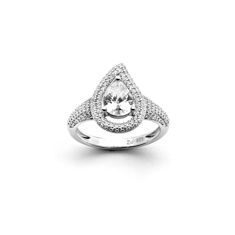 Gemstone Teardrop Ring 1.50 ct.