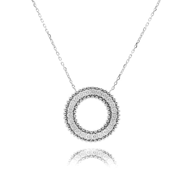 Gemstone Classic Look Karma Necklace 1.10 ct