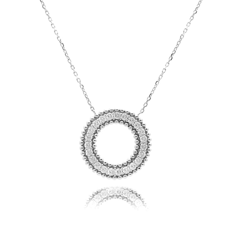 Gemstone Classic Look Karma Necklace 1.10 ct