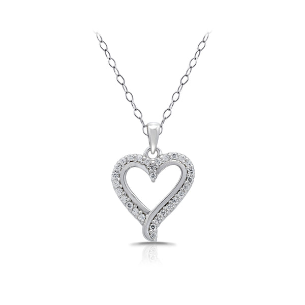 Gemstone Heart Necklace