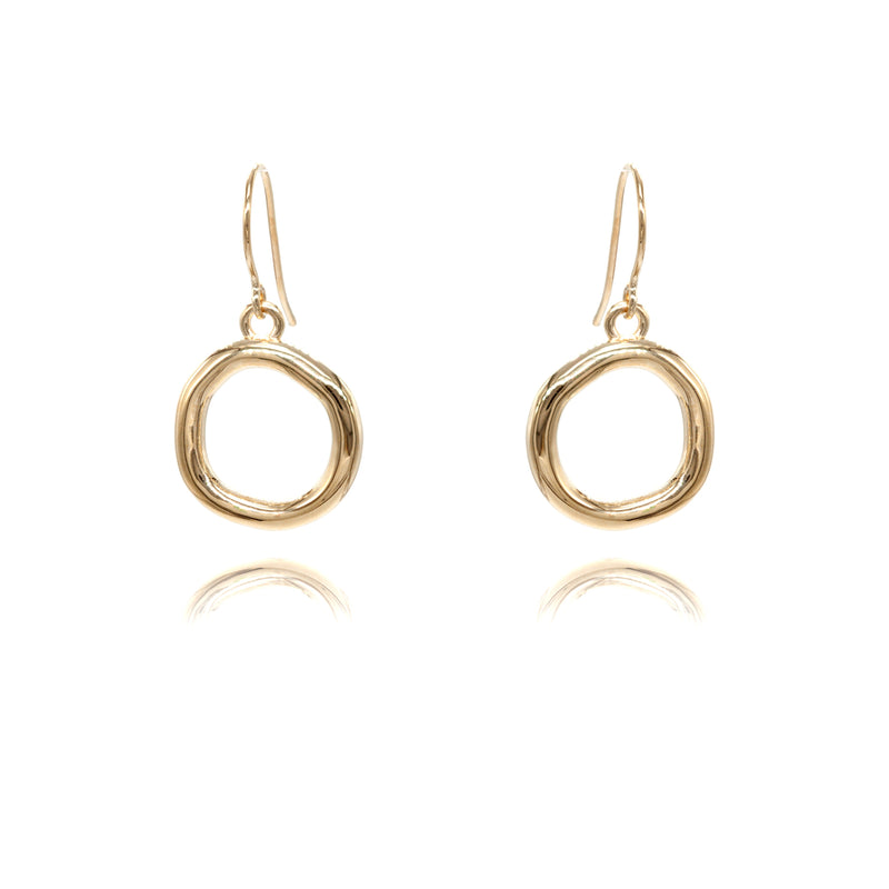 14K Gold Karma Earrings - Danny Newfeld Collection