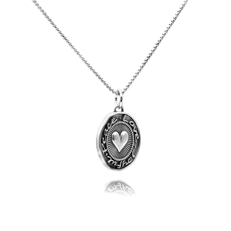 Bless Health and Faith Pendant Necklace