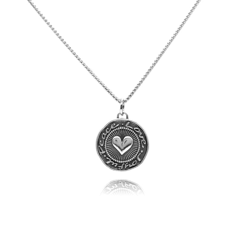 Bless Health and Faith Pendant Necklace