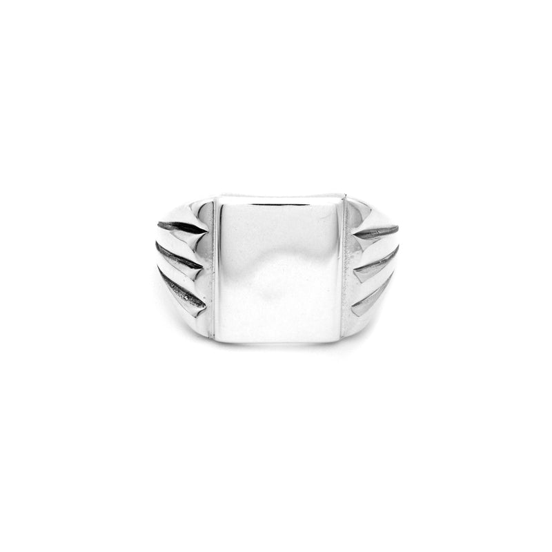 Men's Silver Signet Ring