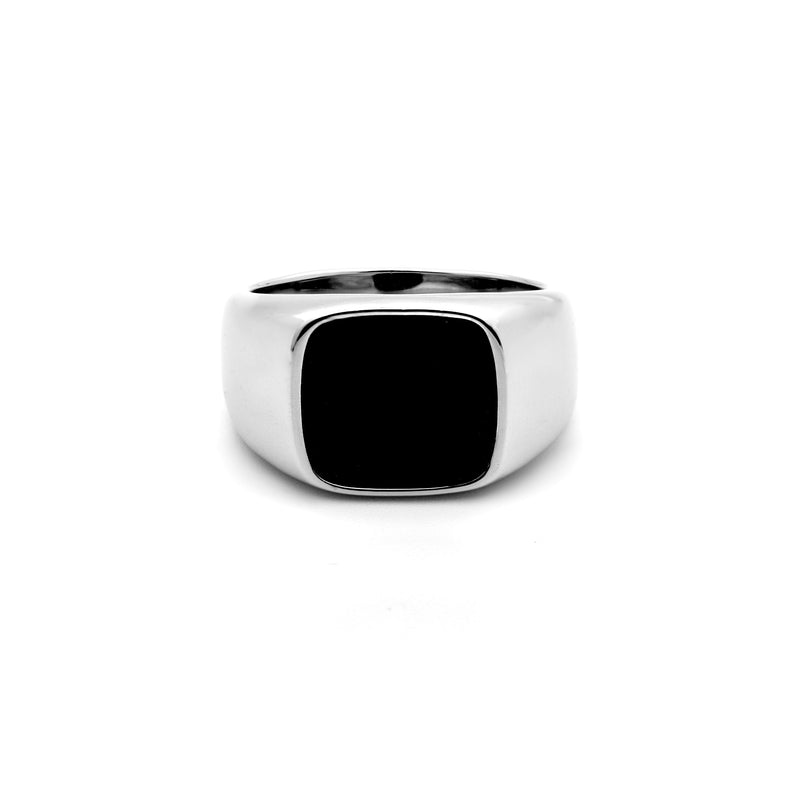 Men's Onyx Signet Ring