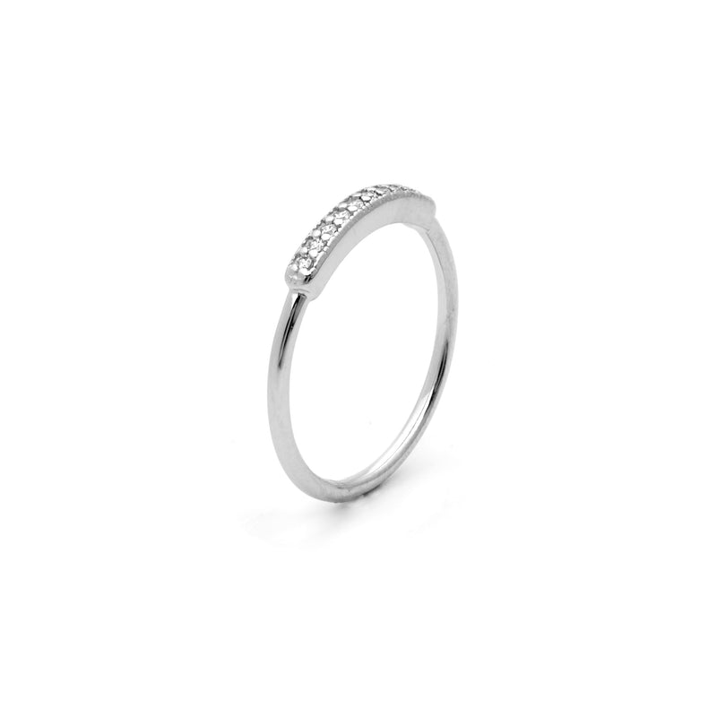 Gemstones Line Stack Ring
