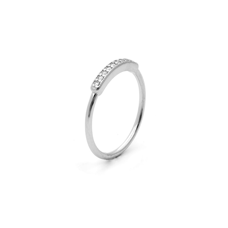 Gemstones Line Stack Ring