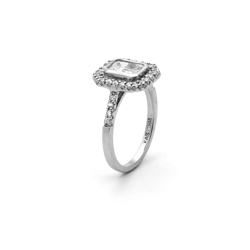 Gemstones Octagon Ring