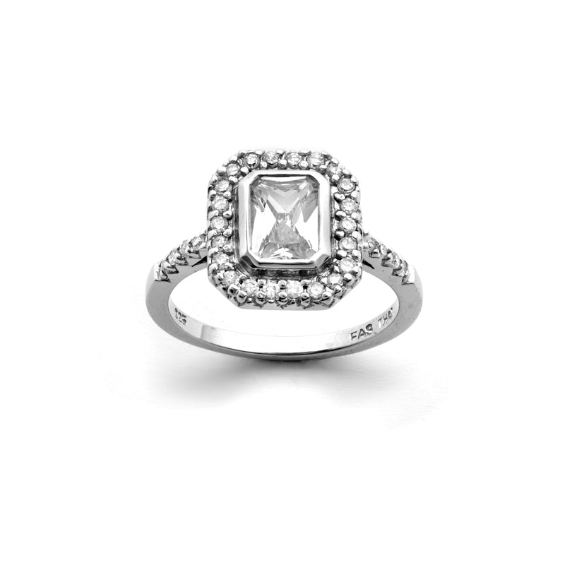Gemstones Octagon Ring