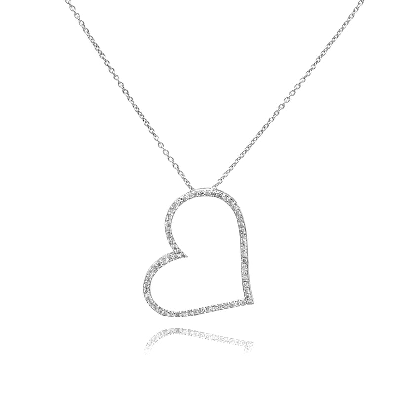 Gemstones Heart Necklace