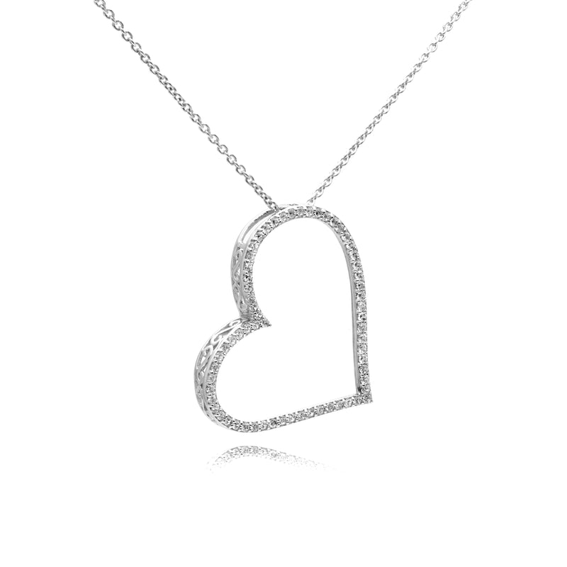Gemstones Heart Necklace