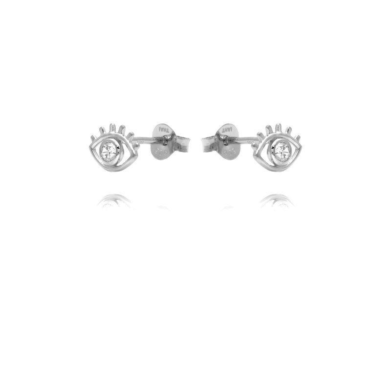Gemstones Eye Stud Earrings