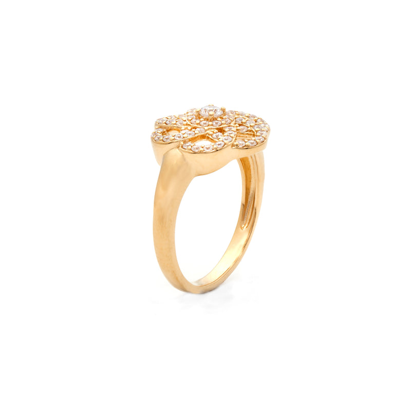 Gemstones Flower Ring