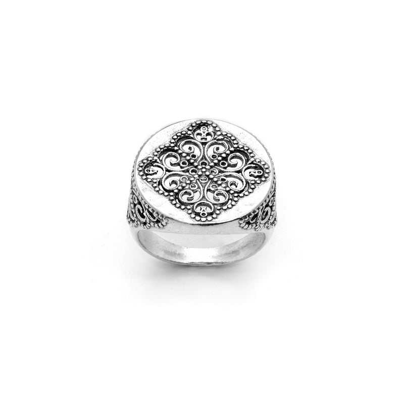 Filigree Signet Ring