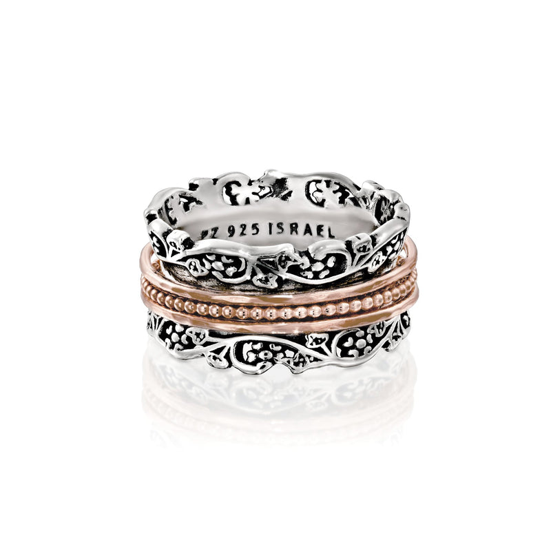 Lace Spinner Ring