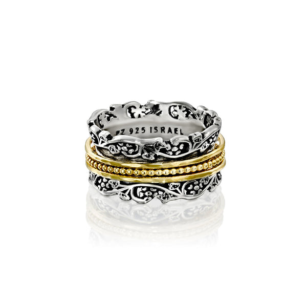 Lace Spinner Ring