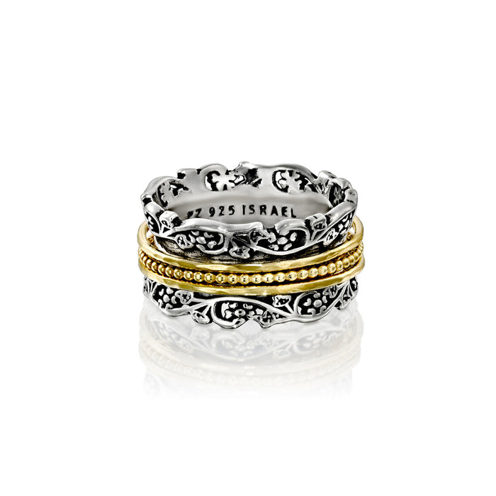 Lace Spinner Ring