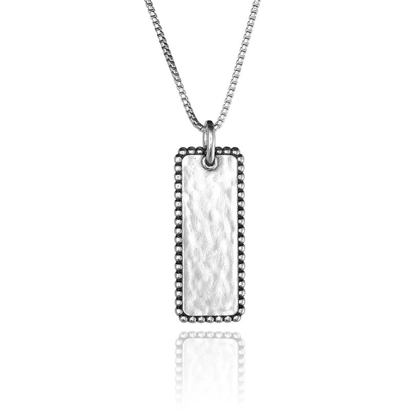Vertical Personalized Bar Necklace - Danny Newfeld Collection