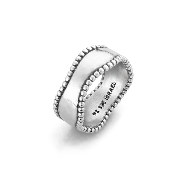 Engravable Wave Ring Sterling Silver - Danny Newfeld Collection