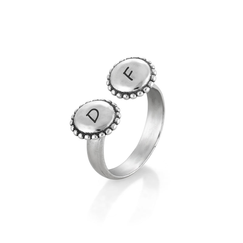 Engravable Open Ring Sterling Silver - Danny Newfeld Collection