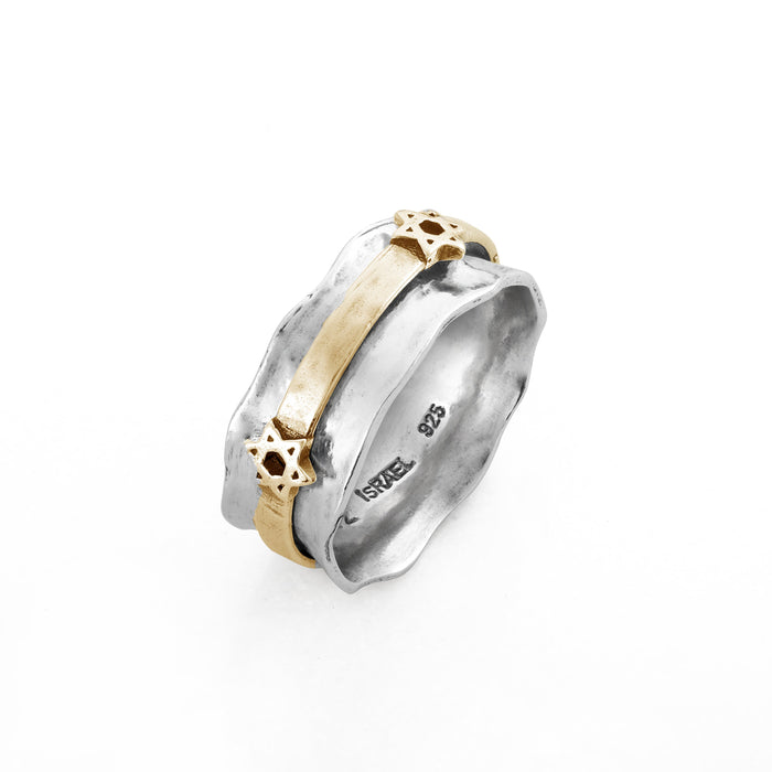Danny Newfeld Jewelry Star of David spinner ring