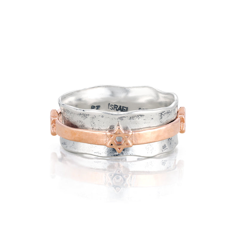 Star of David Spinner Ring Sterling Silver - Danny Newfeld Collection