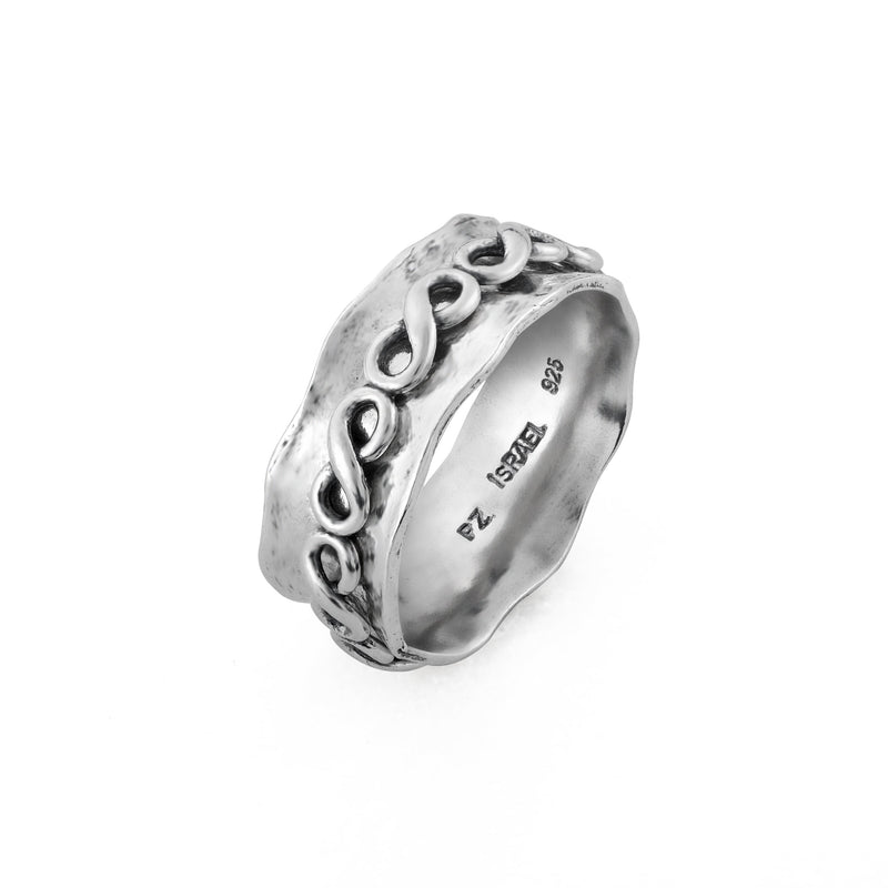 Sterling Silver Infinity Spinner Ring – dannynewfeldjewelry