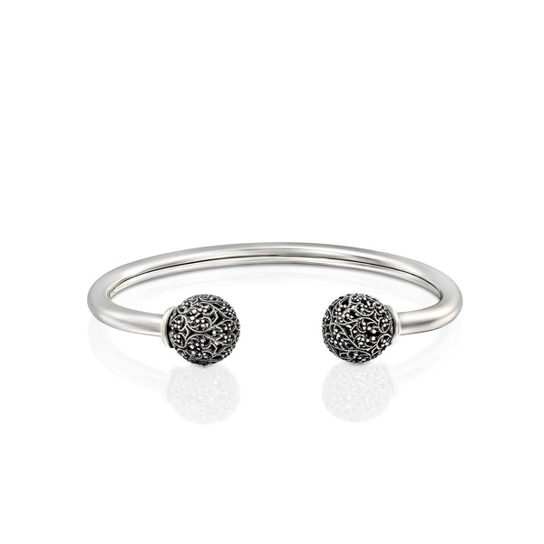 Lace Bead Cuff Sterling Silver - Danny Newfeld Collection