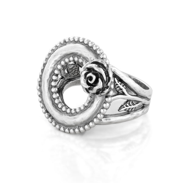 Rose Ring Sterling Silver - Danny Newfeld Collection