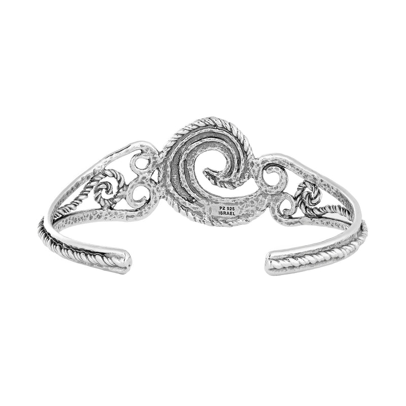 Swirl Design Cuff Bracelet