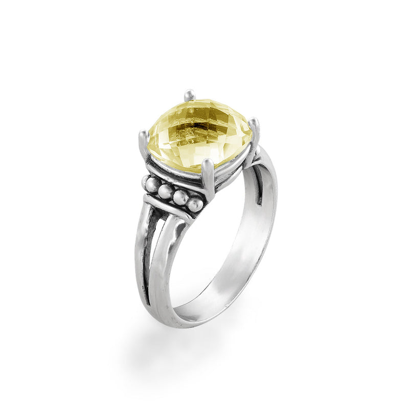 Gemstone Solitare Ring Sterling Silver - Danny Newfeld Collection