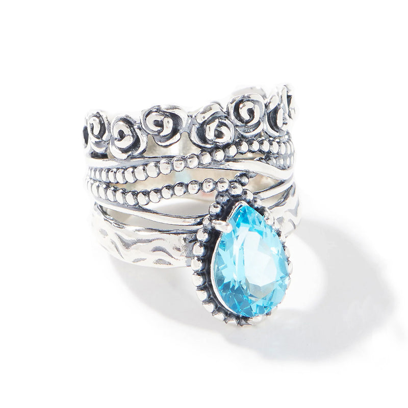 Pear Gemstone Ring