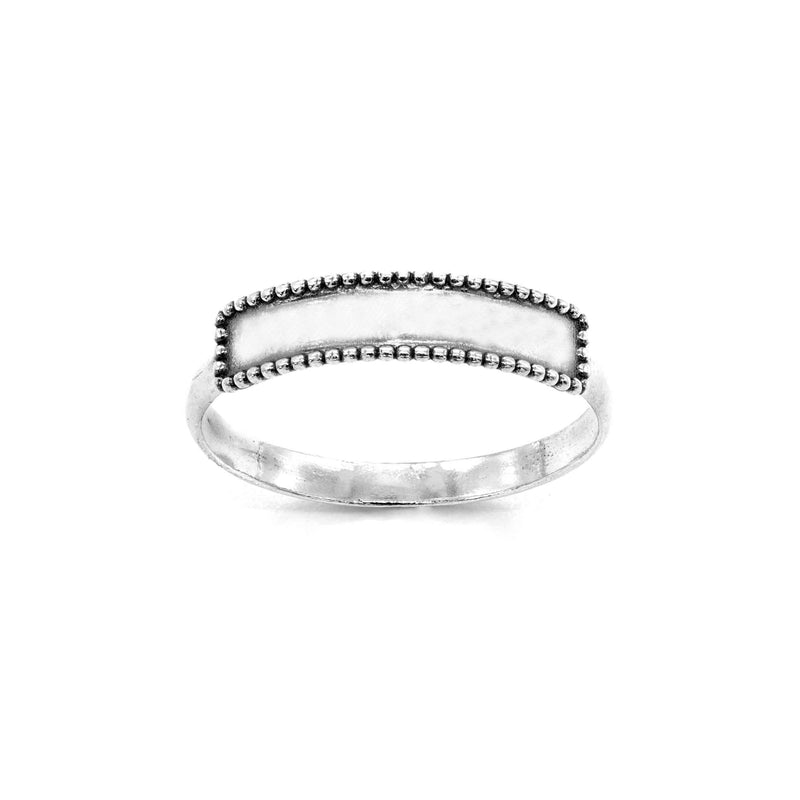 Engravable Stack Tag Ring