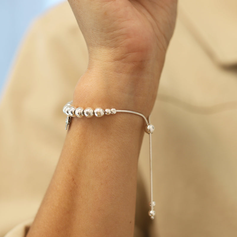 Hamsa and Gemstone Adjustable Friendship Bracelet
