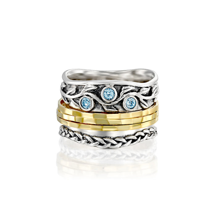 Danny Newfeld Jewelry gemstone spinner ring