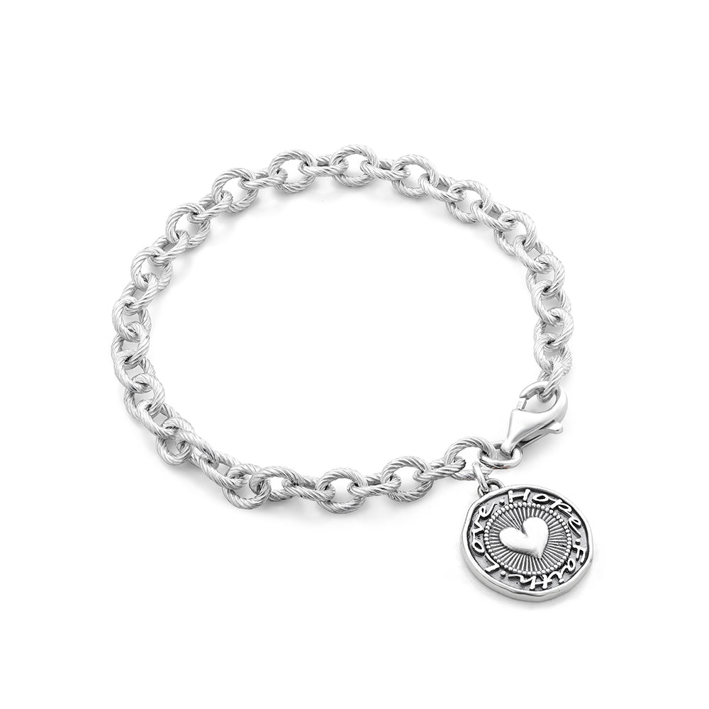 Love, Faith & Hope Charm Bracelet – dannynewfeldjewelry