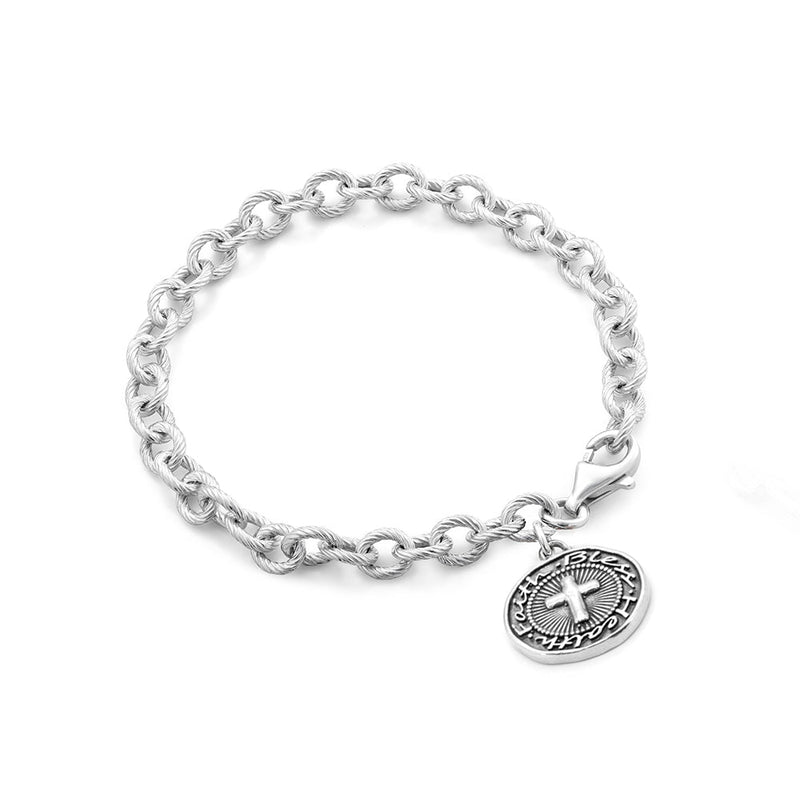 Love, Faith & Hope Charm Bracelet Sterling Silver - Danny Newfeld Collection