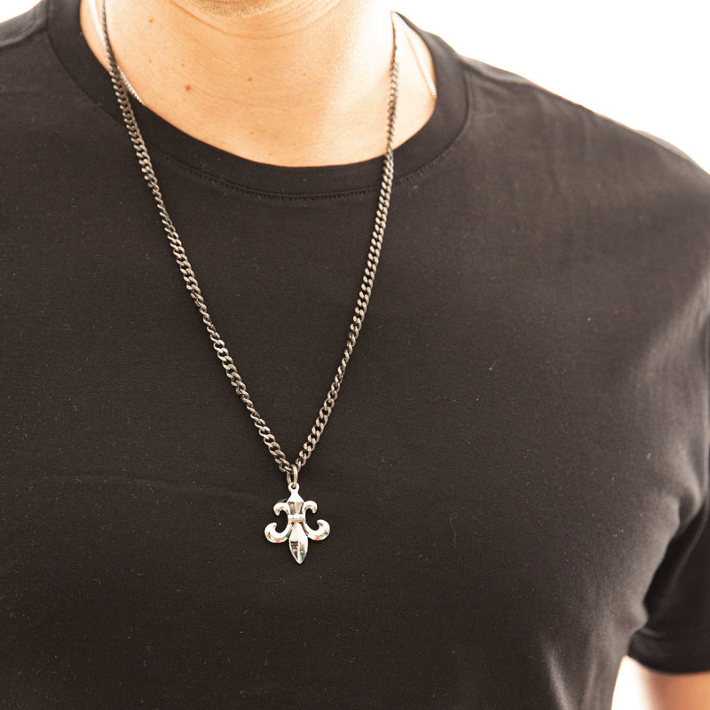 Men's Fleur De Lis Necklace – dannynewfeldjewelry
