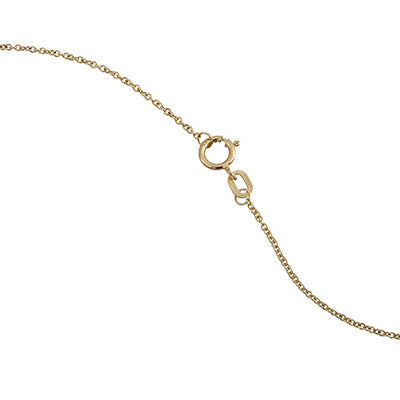 Pearl Pendant Necklace Solid Gold