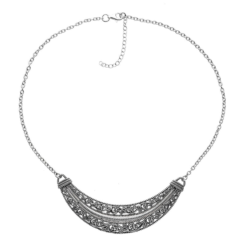 Floral Lace Statement Sterling Silver - dannynewfeld
