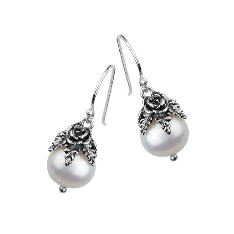 Floral Pearl Earrings