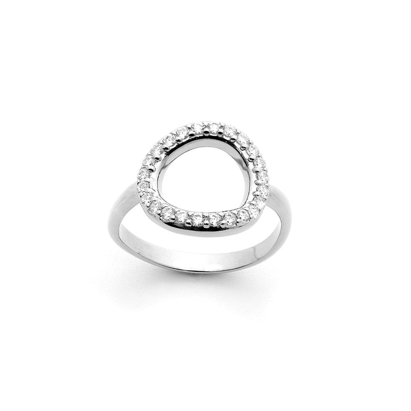 Gemstones Karma Open Circle Ring