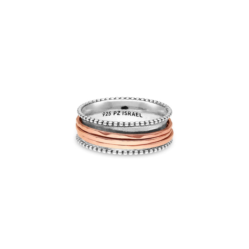 Spinner Ring with 3 Spinners